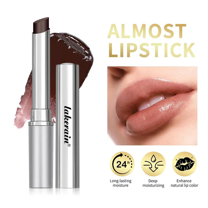 Langanhaltender, feuchtigkeitsspendender schwarzer Honig-Lippenstift, natürliches, pralleres Lippen-Make-up, aufpolsterndes Glanzkosmetik, Peeling für die Lippen