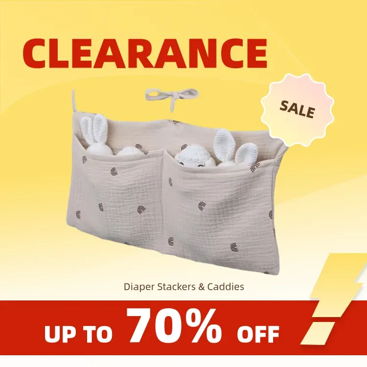 Clearance_Tragbare Babybett-Aufbewahrungstasche, Windel-Organizer, multifunktionale Wickeltasche für Neugeborene, Bett-Kopfteil, für Kinder, Babyartikel