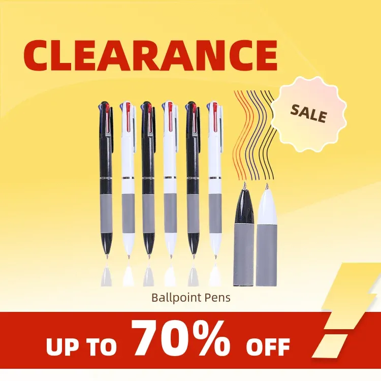 Clearance_3 in 1 Rot/Schwarz/Blau Tinte Farbe 0,7 mm Student Kugelschreiber Kugelschreiber Schreiben Schreibwaren Feiner Schulbedarf Bleistift