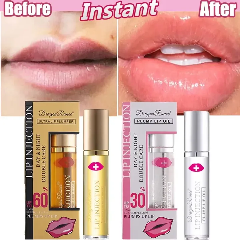 Instant Volumising Lip Plumper Oil Lip Enhancer Lip Gloss Plumping Serum Moisturizing Anti-Falten Lipstick Sexy Lip Care Makeup