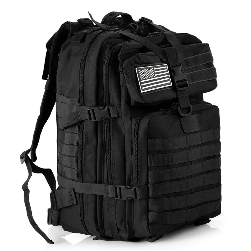 25L/50L Robustes Nylon Wasserdicht Taktische Sport Trekking Angeln Jagd Camping Wandern Tasche Rucksack Outdoor Rucksäcke