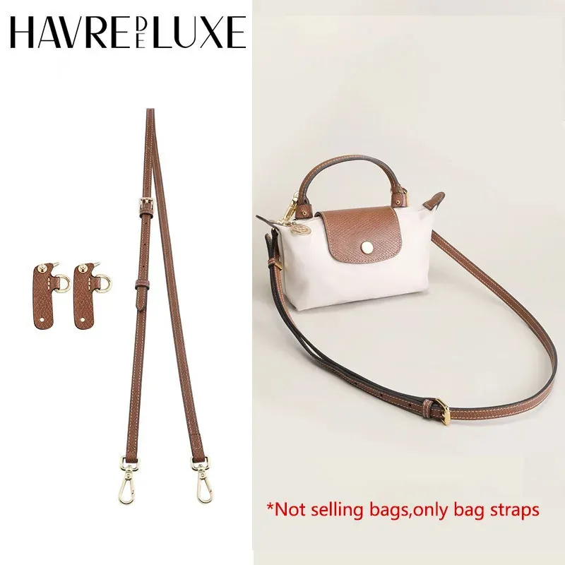 Leder Ersatz Umhängetasche Riemen für Longchamp Mini Tasche Schultergurt ohne Stanzen Modifikation Tasche Zubehör