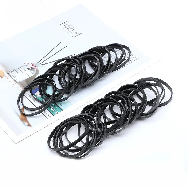 Schwarzes Gummiband, hochelastisches Gummiband, langlebiger Gummiring, spannungsbeständiges Gummiband, lichtechter Gummiring