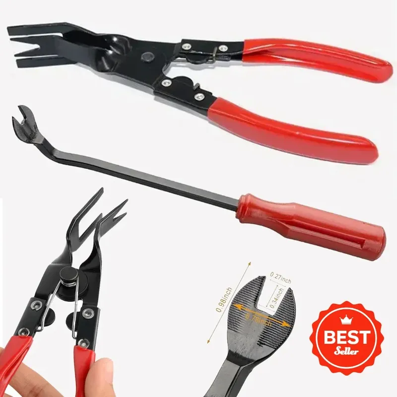 Auto Clip Entfernung Zangen Werkzeuge Auto Körper Panel Tür Verschluss Push Pin Trim Removal Tool Kit Automotive Hebeln Werkzeug Reparatur Set