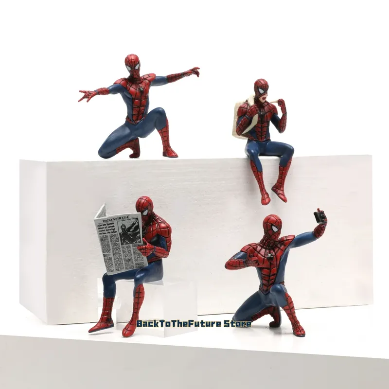 Hasbro Marvel Spider Man Superheld Spiderman 7–9 cm Actionfigur Spider-Man Anime Collection Mini-Spielzeug Modell Kinder Geschenk