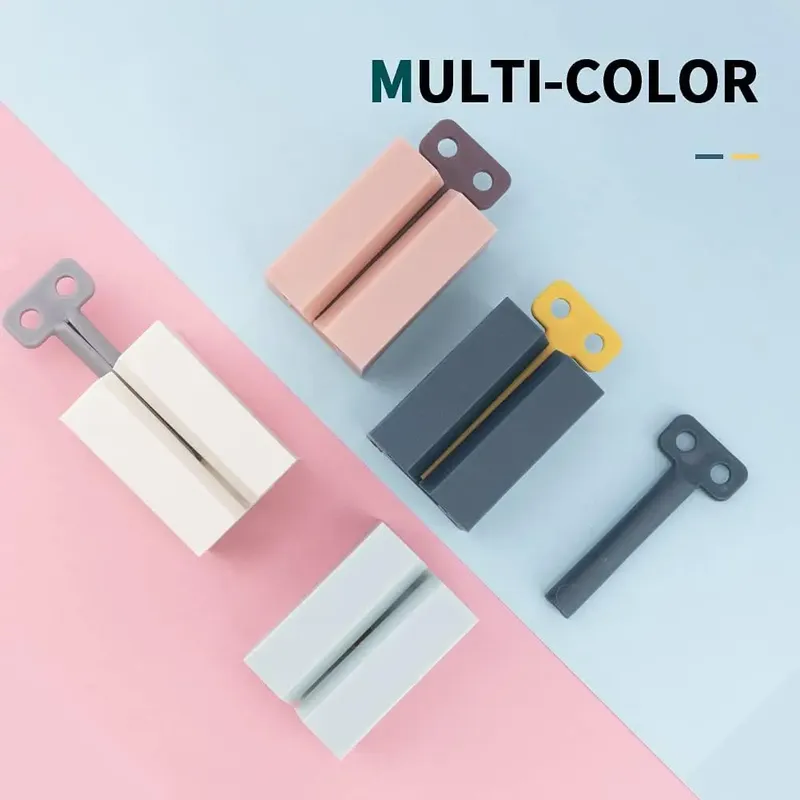 Zahnpasta-Quetscher, Zahnpasta-Quetscher mit Rollenrohr und mattiertem Griff, Zahnpasta-Halter, vertikaler Badezimmer-Organizer