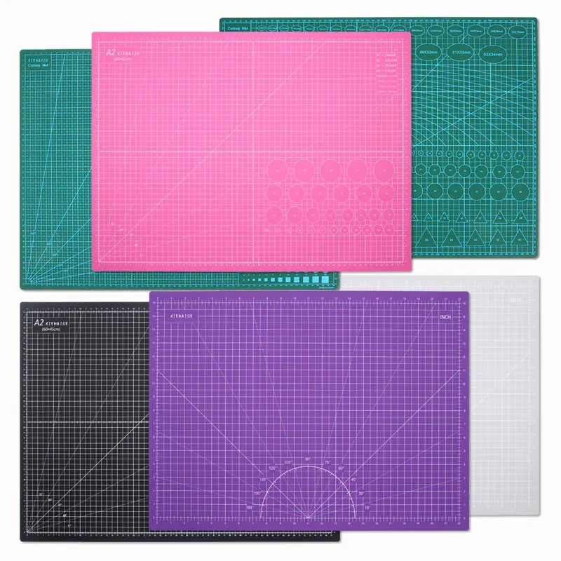 60*45 cm A2 PVC Schneiden Matte Bord Langlebig Selbst-heilung DIY Nähen Student Kunst Papier Gravur Pad leder Handwerk Werkzeug