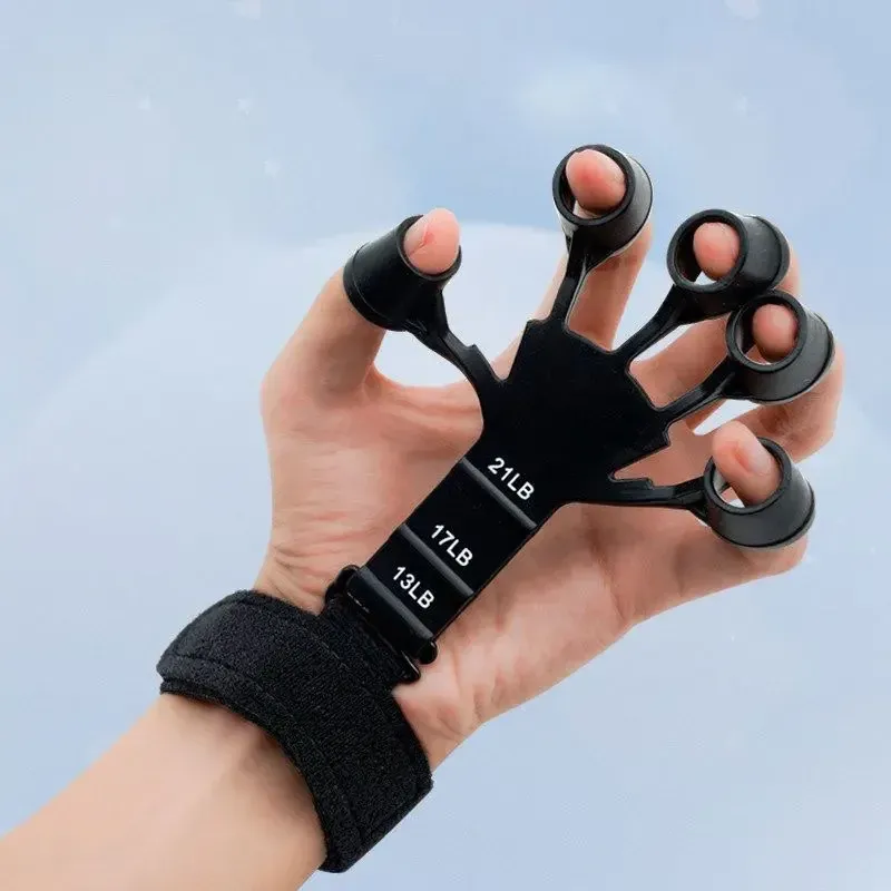 Neuer Silikon-Fingertrainer, 5-Finger-Handgelenk-Stretcher, Fingerkraft, Erholung, Flexion und Verlängerung der Vene-Trainer