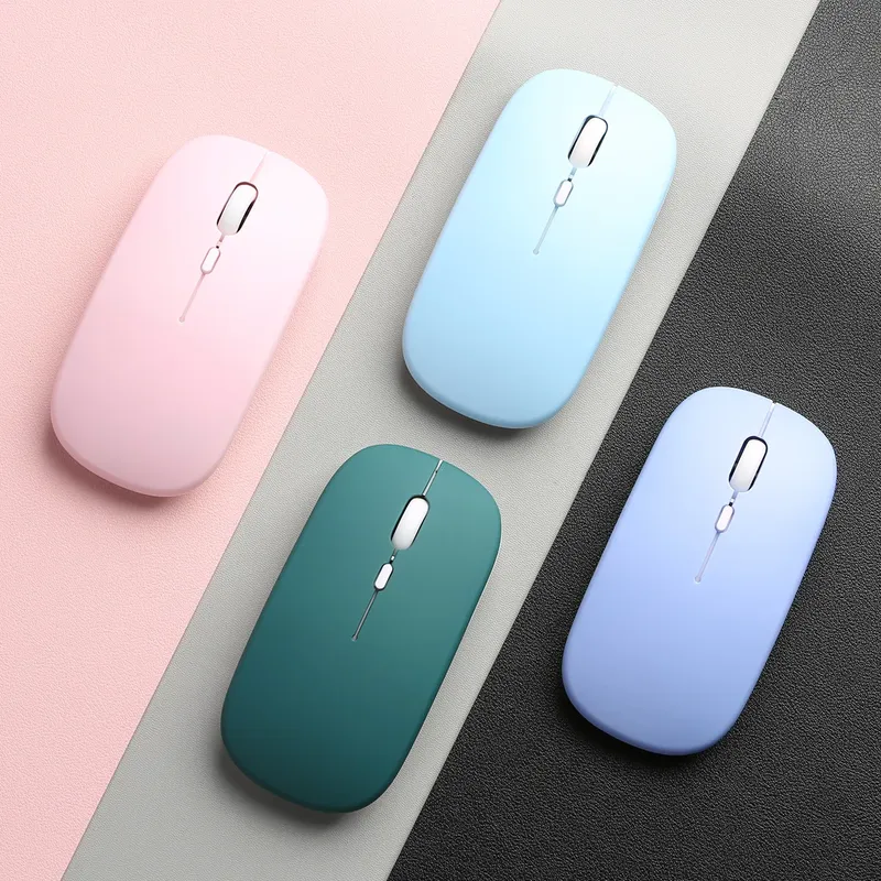 Bluetooth-kompatibel Maus Drahtlose Maus Stille Computer Mäuse Tragbare Arbeits Gaming Maus für Laptop iPad Air Pro Tablet PC