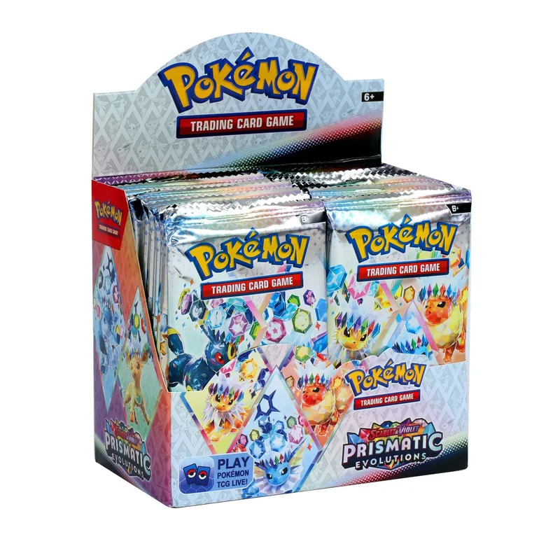324/360 Stück/Set Pokemon-Karte Brilliant Stars 151 Prismatische Entwicklungen PALDEAN FATES Englische Booster-Kampftransaktionskarte.
