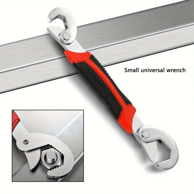 Verstellbarer Schraubenschlüssel, Universalschlüssel, schnell multifunktional, neuer Griff 6–22 mm, 1 Packung, universeller Öffnungsschlüssel