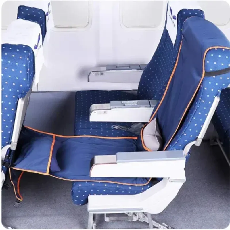 Fußstütze, Hängematte, Reise-Fußbügel für Erwachsene, Baby-Schlafbett im Flugzeug, Zug, Bus, Auto, Reisende, Hängematten, Ruht, Füße, Beine
