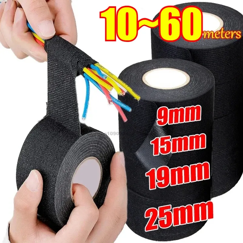 Kfz-Stoffband, elektrisch isolierende Stoffbänder, hitzebeständig, thermisches Auto-Klebeband, wasserdichtes, schalldichtes Kabelband