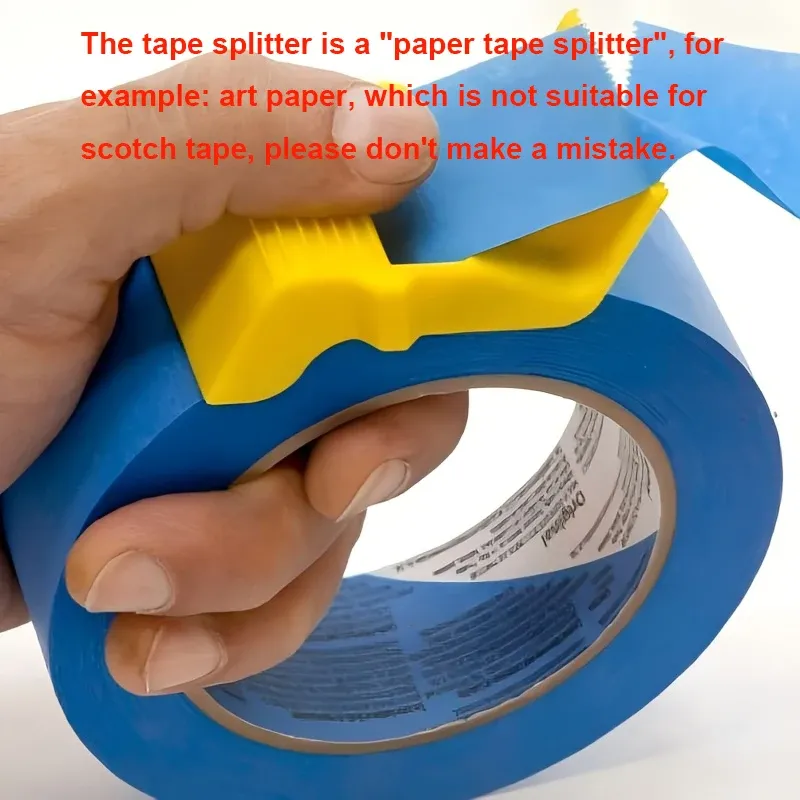 3 Größen Klebebandspalter, geeignet zum Abdecken von Papier oder einfachen Papierklebebandschneidern, beschleunigt die Arbeitseffizienz und kleinem Klebebandschneiden