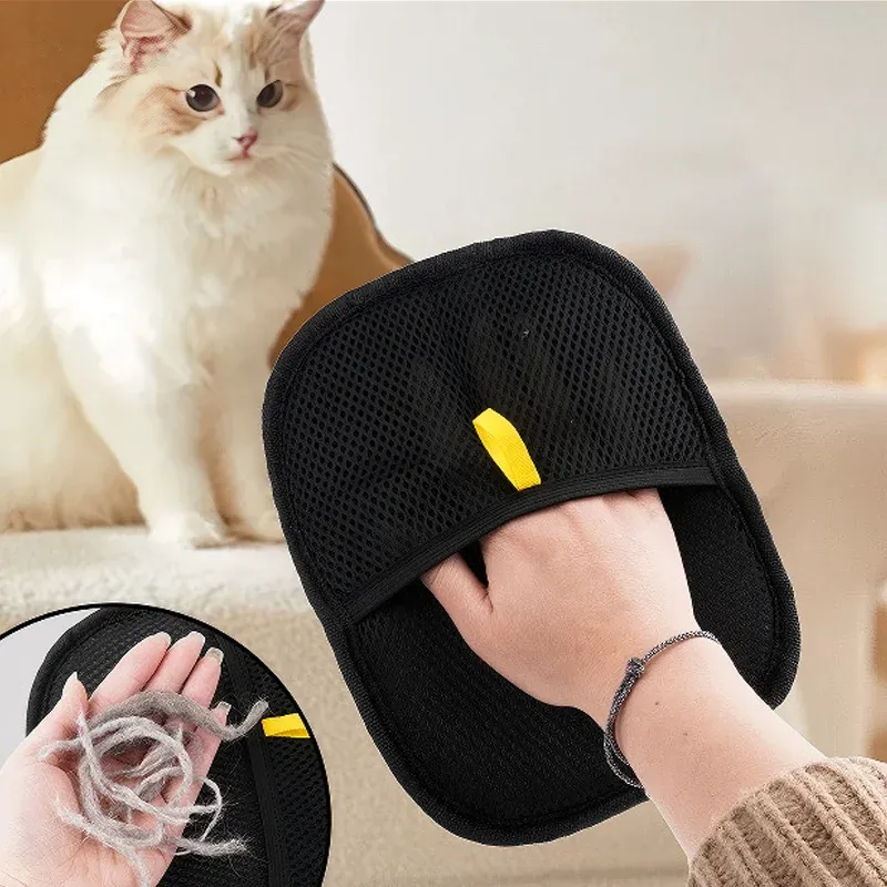 Pet Grooming Handschuhe Statische Entstaubung Pinsel Pet Haar Entferner Pinsel Entfernen Hund Katze Haare Von Sofa Teppich Kleidung Werkzeug Liefert