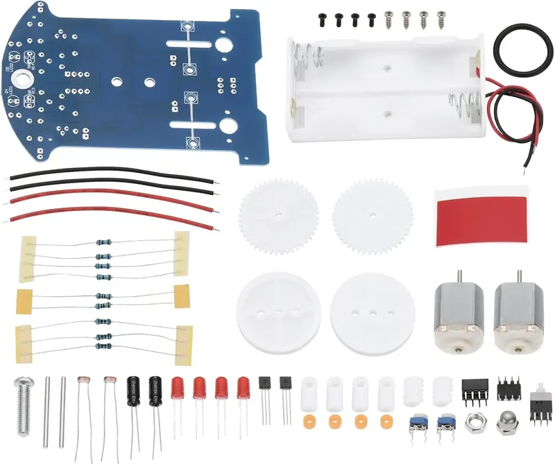 Elektronisches DIY-Kit D2-5 Intelligente Tracking-Leitung Auto Tt Motor Assembly Smart Patrol Automobilteile Neu 2025, für die Ankunft hoch