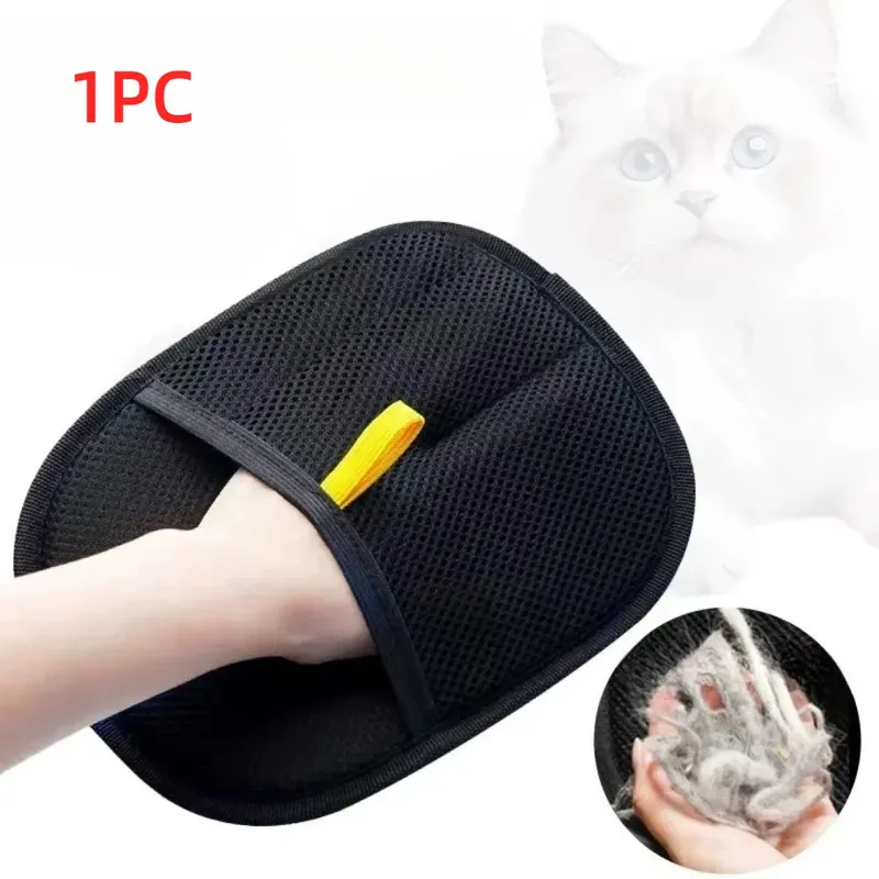 Doppelseitige Tierpflegehandschuhe, Katzenpflegehandschuhe, Tierpflegehandschuhe für Hunde zum Baden, Vielseitige Pflegehandschuhe zum Waschen
