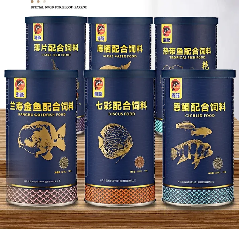 c40g-180g Flasche Zier-Zichlid-Pellets Goldfisch Karpfen Guppies Kleines mittelgroßes tropisches Fischfutter Aquarium Futter