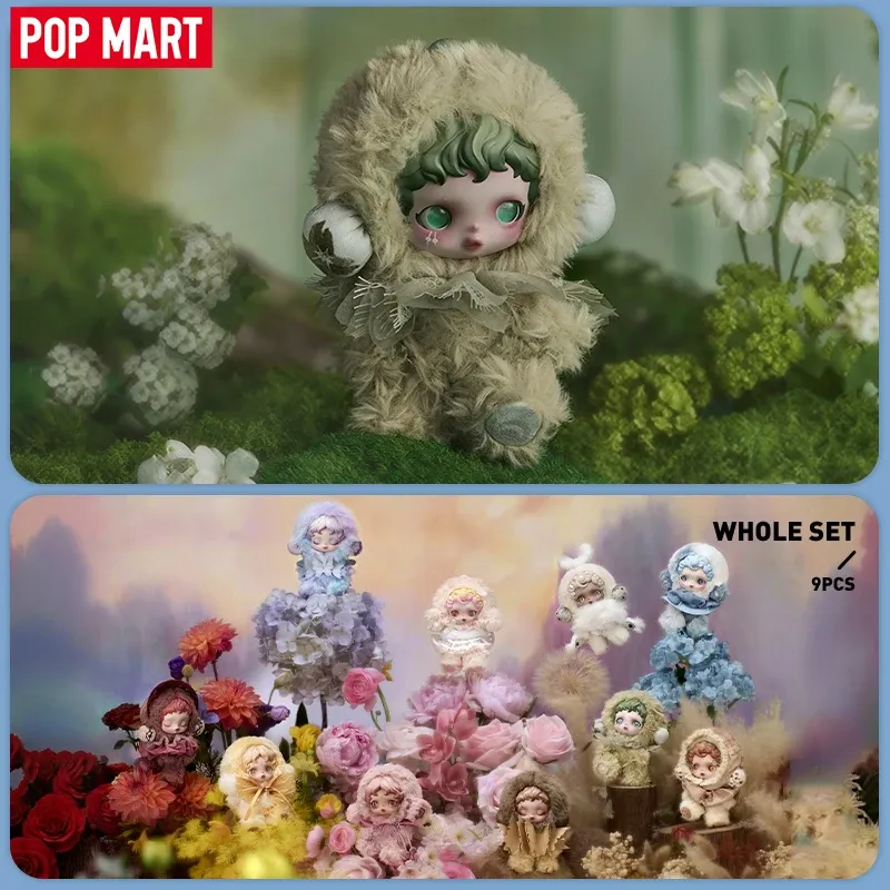 POP MART SKULLPANDA L’impressionnisme Series Plüschpuppen-Blindbox 1 Stück/9 Stück Mystery Box Limitiert auf 2 Stück/2 Set pro Bestellung