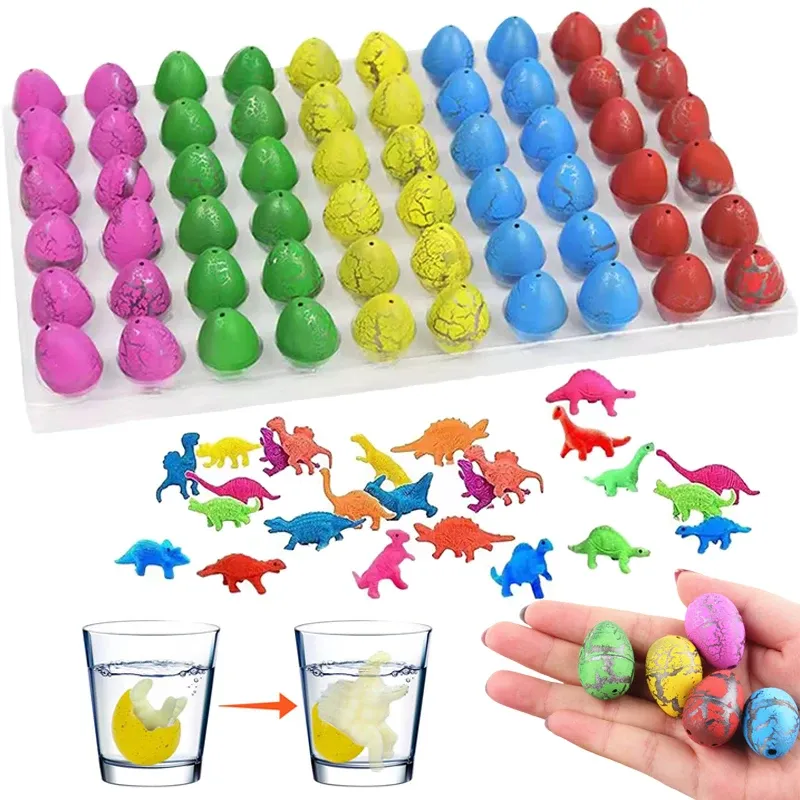 10/20/60 stücke Mini Schlüpfen Dinosaurier Ei Spielzeug Bunte Rissige Eier Kinder Lustige Spielzeug Festival Party Gefälligkeiten Geschenke für Kinder TMZ