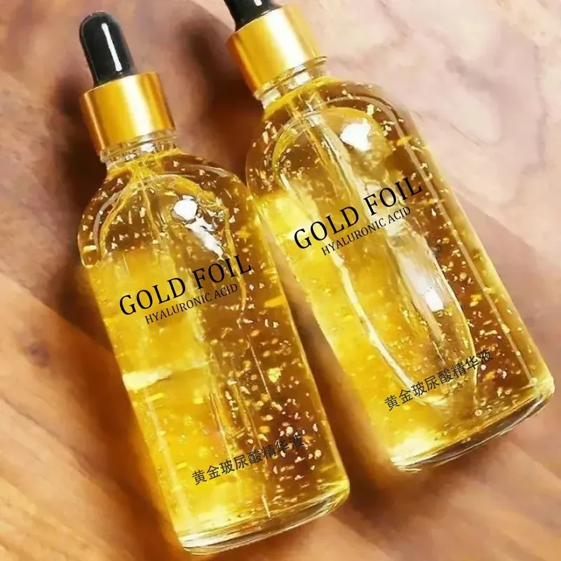 100 ml 24k Gold Hyaluronsäure Nicotinamid Gesichtsserum Anti Aging Gesichtslifting Kollagen Essenz Hautpflege Whitening Serum