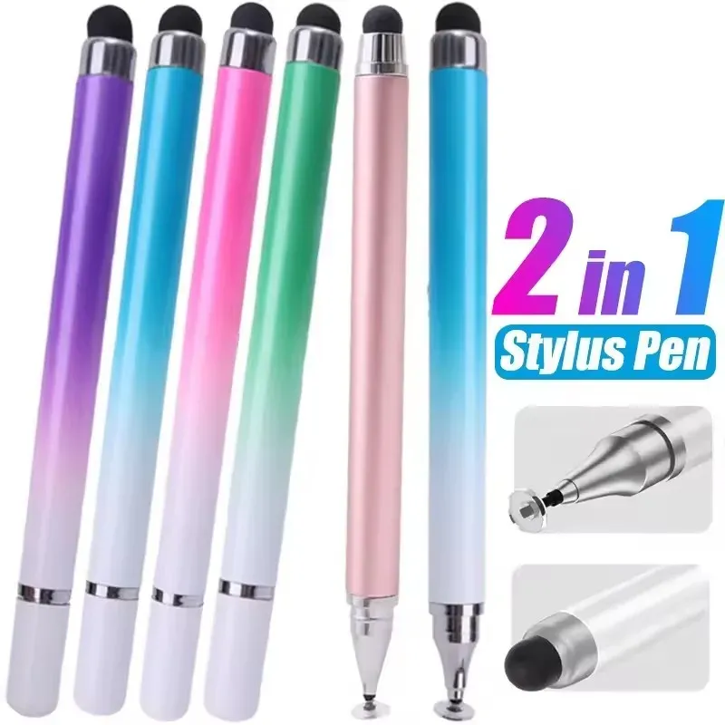 2-in-1-Universal-Stylus-Stift für Tablet, mobil, Android, iOS, Telefon, iPad, Zubehör, Zeichnung, Tablet-Stifte, kapazitiver Bildschirm, Touch-Stift