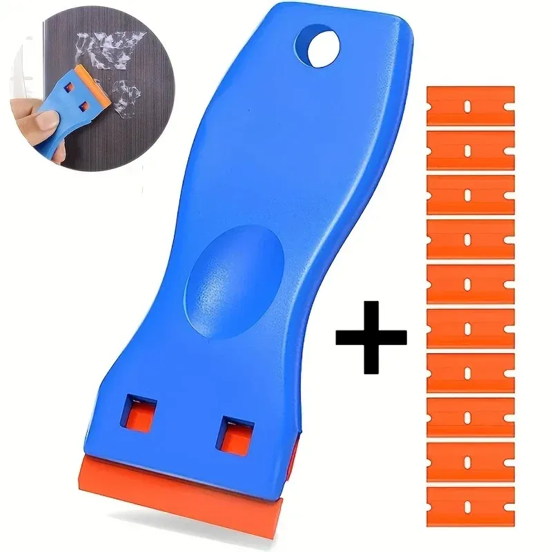 1 Set Autoaufkleber zum Entfernen von Mehrzweck-Kunststoffwerkzeugen, Autofolie, Glas, Heimreiniger