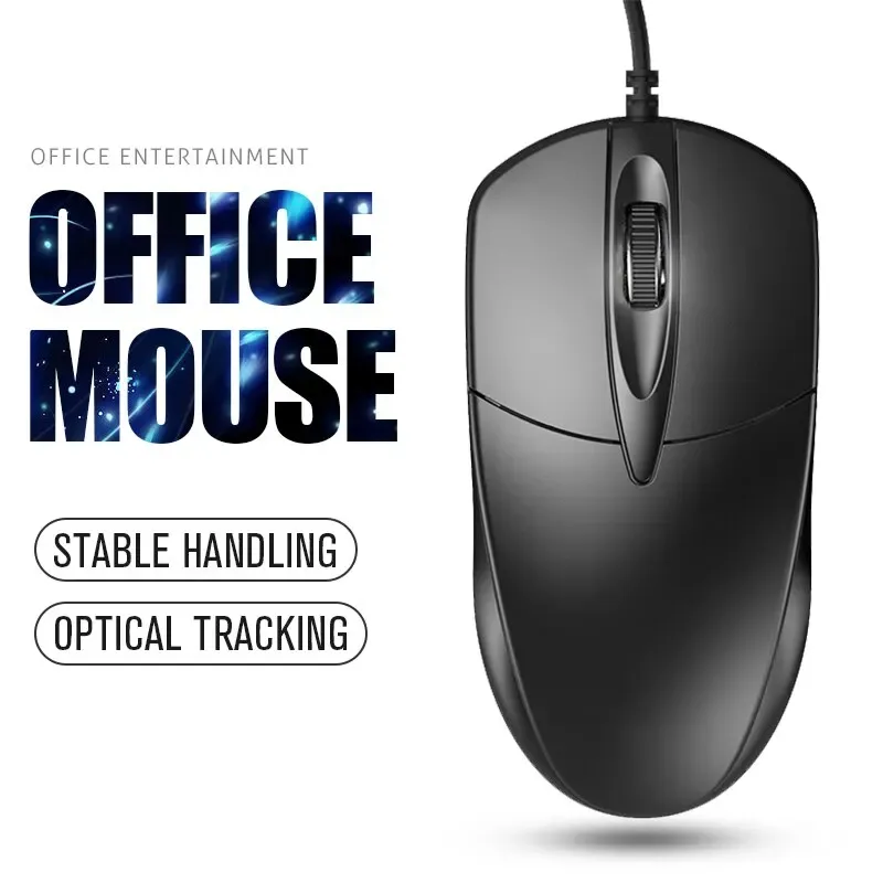 USB-verkabelte Computermaus, optische Maus, Gamer, PC, Laptop, Notebook, Computermaus, Mäuse für den Heimgebrauch im Büro