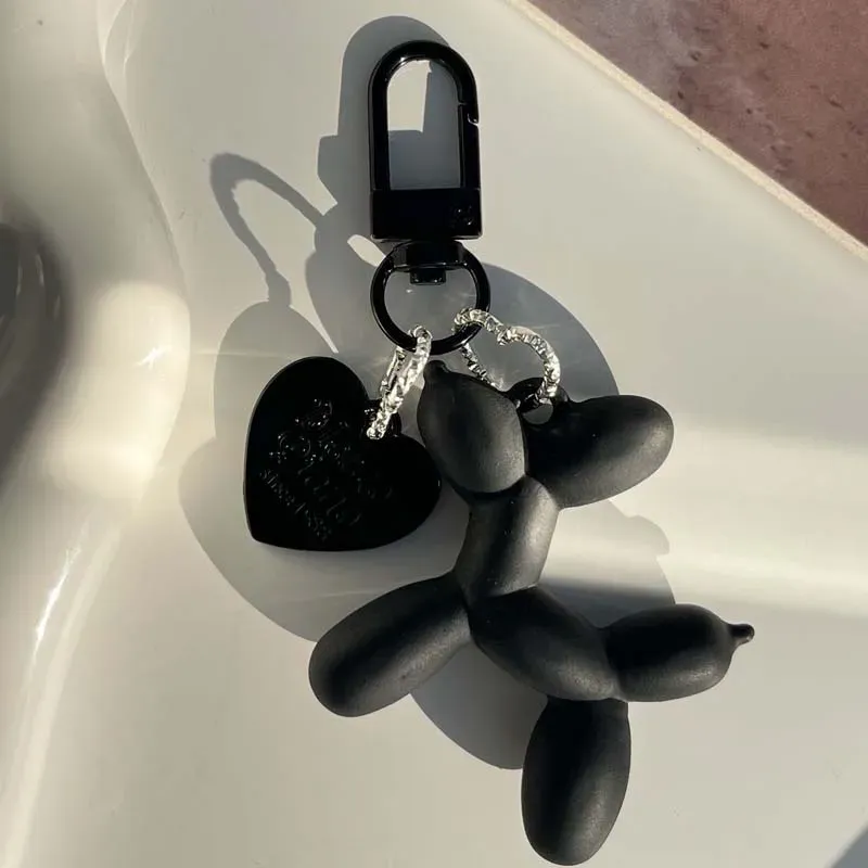 Mode Schlüsselbund Punk Y2K Ballon Hund Schlüsselanhänger für Frauen Tasche Anhänger Schmuck Schmuckstück Mädchen Auto Schlüssel Ring Schlüssel Kette Zubehör