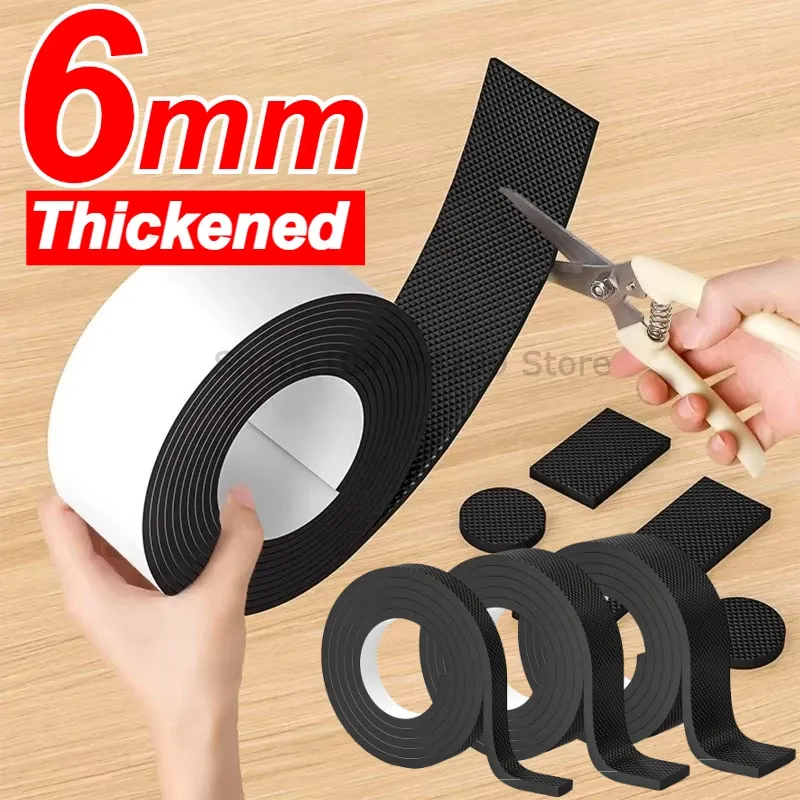 DIY Anti-Rutsch-Möbelpolster, Stummmatten, Stoßstangendämpfer, dickes, rutschfestes Pad, Fußabdeckung, selbstklebendes Fußschutzpolster für Tisch und Stuhl