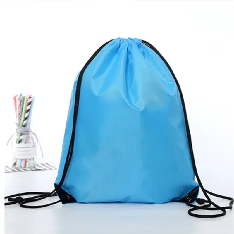 1PC stilvoller und langlebiger Gym-Aufbewahrungsrucksack mit Nylon-Oxford-Taschentasche und Tragetasche mit doppelter Schulter-Organizer