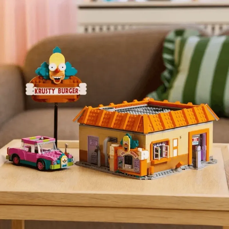 2025 Neues MOC Burger Restaurant Modell City Street View Kreative Ideen Bausteine Set Spielzeug für Kindergeschenke Blöcke 1635 Stück