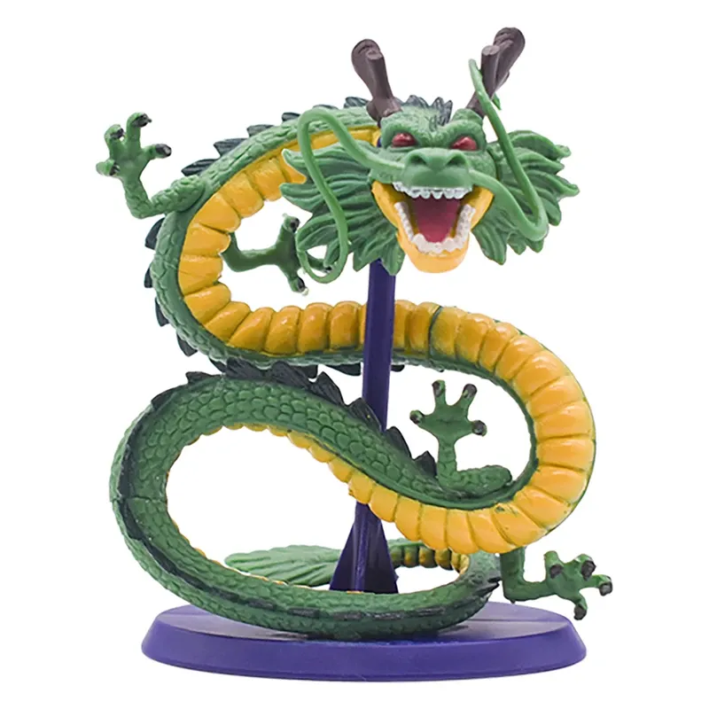 Dragon Ball Z Shenron Figur Spielzeug DBZ Cartoon Son Goku Cyan Drache Handgemachte PVC Figur Anime Dekoration Geburtstag Modell Puppen