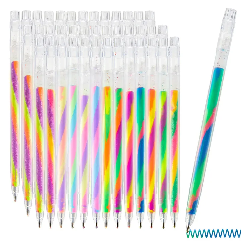 6/12/18-teiliges Glitzer-Gel-Textmarker-Set – 1,2 mm, lebendige Farben, glattes Schreiben, perfekt für Tagebücher, Heimwerker, Basteln, Grußkarten