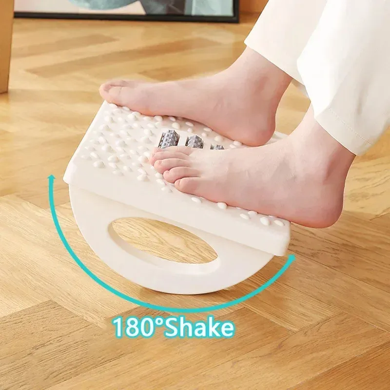 NEUE Tragbare Fußstütze Unter Schreibtisch Fußstütze Ergonomischer Fußhocker Mit Massagerollen Fußstütze Für Home Office Arbeit