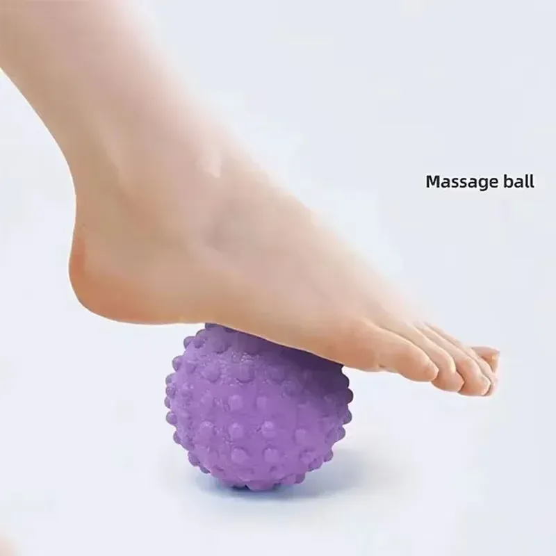 Faszienball Erhöhter Punkt Massageball TPR Haltung Master Yoga Ball Taille und Rücken Fußmassageball