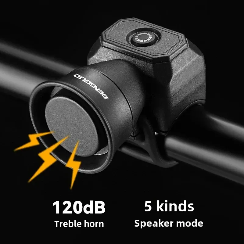 Fahrradhupe Mountainbike Mini USB Lade/Batterie Wasserdichte elektronische Fahrradklingel Reitausrüstung