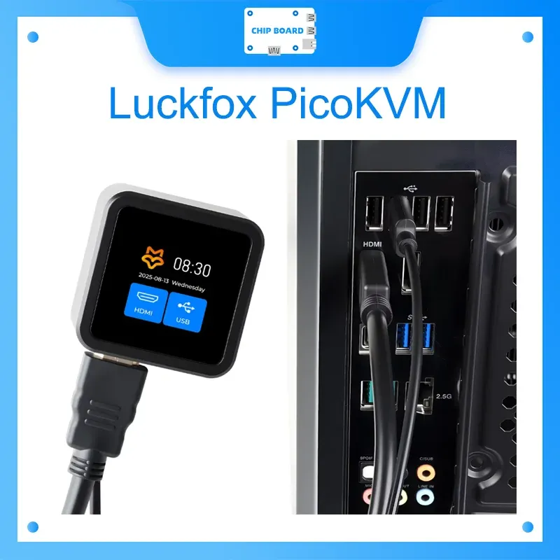 Waveshare Luckfox PicoKVM: Leichtes IP-KVM, 1080p60 HDMI-Eingang und HID-Fernmanagement