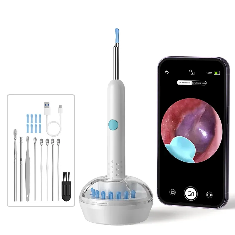 Smart Visuelle Ohr Kamera HD1080P 4,2 MM WIFI Ohr Pick Wasserdichte Ohr Reiniger Endoskop Digitale Ohr Wachs Entfernung Werkzeug Ohr löffel Fall