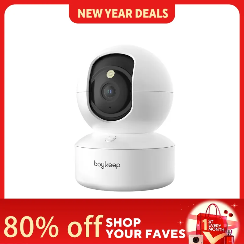 BoyKeep 3MP 5G/2,4 GHz WiFi Indoor Home Security IP Smart Baby Monitor Kamera Automatische Tracking 24/7 Video Überwachung Kamera