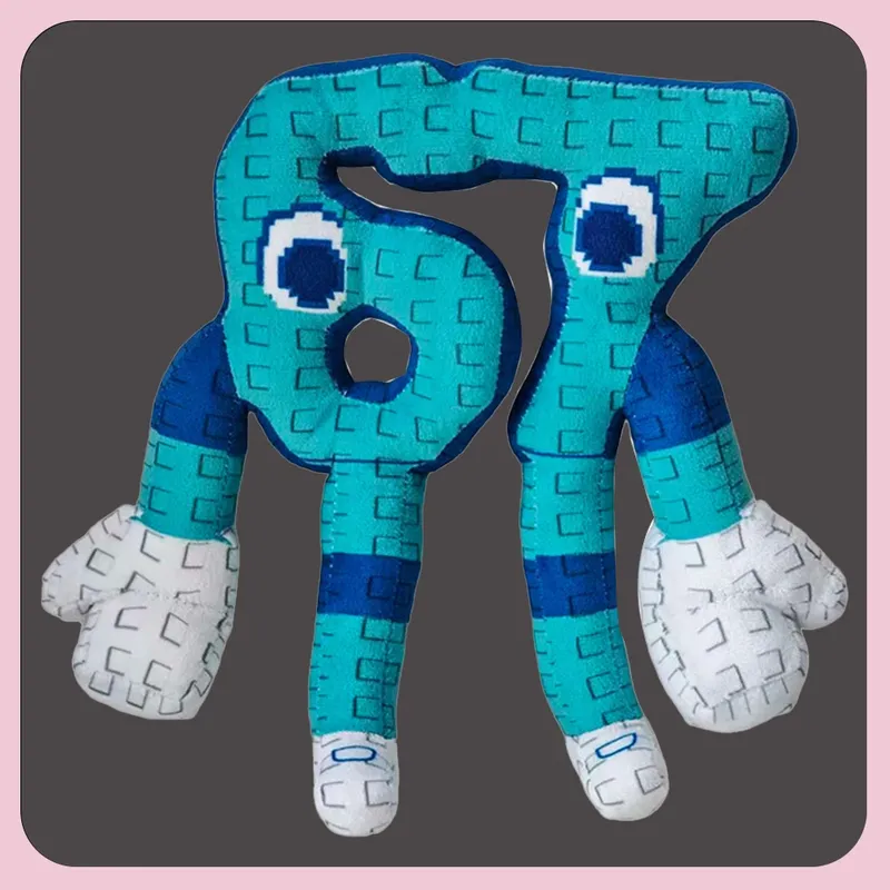 25cm STEAL A BRAINROT Blau Nr. 67-Plüschtier, süßes Hauspuppen-Spiel, rund um Blau Nr. 67 Spielzeug Stofftiere für Kindergeburtstagsgeschenke