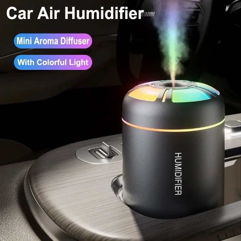 180ML Auto Mini Aroma Diffusor Parfüm Luftbefeuchter Ätherisches Öl Reiniger Aromatherapie Farbe Lichter Für Auto Hause Schlafzimmer