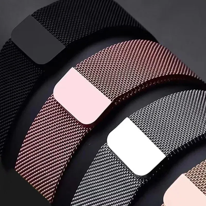 Milanese Loop für Apple Watch Armband 46mm 44mm 45mm 40mm 42mm 41mm 38mm 49mm Armband iWatch Serie 10 Ultra 2 9 8 SE 7 6 5 Band